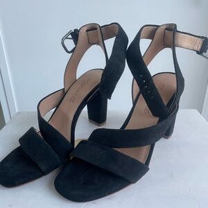 Madewell strappy heels!